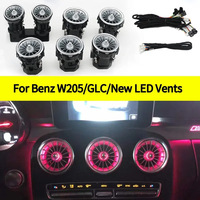 Offre Spéciale Accessoires Auto : Cache de Ventilation Lumineux Ambiant W205 pour Mercedes-Benz Classe C et GLC