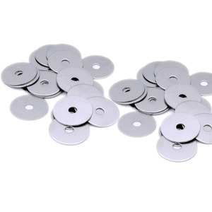 Sujeciones de China, arandelas redondas de aluminio <span class=keywords><strong>baratas</strong></span> de tamaño personalizado, arandela plana de reparación grande Original de aluminio Chapado en zinc de alta calidad OEM - Product Image 2
