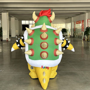 Disfraz Divertido de Mascota Inflable de <span class=keywords><strong>Mario</strong></span> para Adulto Traje Inflable de <span class=keywords><strong>Bowser</strong></span> Koopa Ropa de Cosplay para Fiesta de Animales - Product Image 3