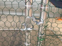 Cage multifonctionnelle pour lapins et paons d'extérieur, abri pour poulets résistant à la pluie, échafaudage pour l'élevage de poulets