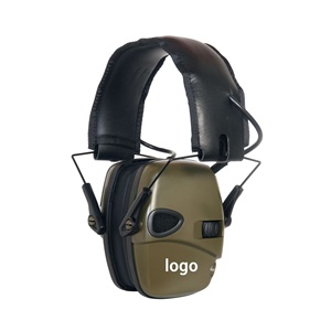 <span class=keywords><strong>Casque</strong></span> anti-bruit tactique d'extérieur avec 2 microphones omnidirectionnels, haut-parleurs HD à plage dynamique complète, protège-oreilles - Product Image 2
