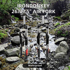 Fourche de suspension <span class=keywords><strong>pour</strong></span> vélo de 26 à 27,5 pouces, en alliage de magnésium, fourche mécanique <span class=keywords><strong>pour</strong></span> <span class=keywords><strong>VTT</strong></span>, ressort à air, <span class=keywords><strong>accessoires</strong></span> de cyclisme - Product Image 5