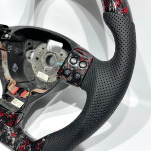 <span class=keywords><strong>Volante</strong></span> Deportivo de Fibra de Carbono Forjado Rojo Real para Volkswagen B6 Passat <span class=keywords><strong>Golf</strong></span> 5 <span class=keywords><strong>GTI</strong></span> Jetta <span class=keywords><strong>Mk5</strong></span> B7 R VW <span class=keywords><strong>GOLF</strong></span> Bora, Piezas de Repuesto de Calidad - Product Image 2