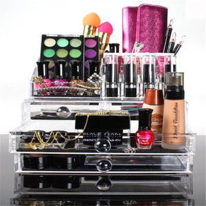 Cajas de almacenamiento de plástico desmontable al por mayor de inyección de alta calidad organizador cosmético cajón de almacen - Product Image 1