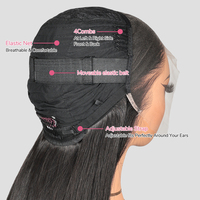 Pelucas de cabello humano Ash para tapa de cierre de cinta Butta 613 No Best 360 14 Baby Ash Blonde pelucas de cabello humano
