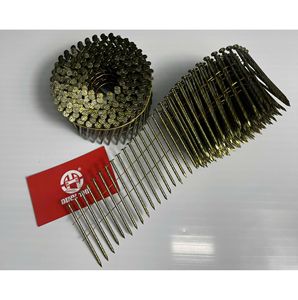 Clavos en Rollo Galvanizados de 2.5x70mm de Ajuste Universal, Fijaciones para Estructuras, para Clavadora Neumática y Paletas de Madera - Product Image 1