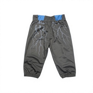 Wholesale Youth Men's Softball Uniform Solid Color Stretch Practice <b>Knickers</b> Baseball Pants Printed Jersey Shorts Sublimation - Product Image 1
