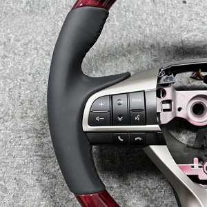 Volante de Cuero y Madera Personalizado para <span class=keywords><strong>Lexus</strong></span> IS350 <span class=keywords><strong>IS200</strong></span> IS460 GX470 ES350 SC430 RC350 LC500 IS359 - Product Image 5