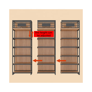 Tùy chỉnh hiện đại cửa hàng tạp hóa bán lẻ kệ kim loại kệ hiển thị giá Gondola siêu thị kệ - Product Image 6