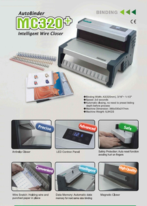 Hot Selling Products Automatic Electric Wire Closer Small <strong>Book</strong> <strong>Binding</strong> <strong>Machine</strong> - Product Image 3
