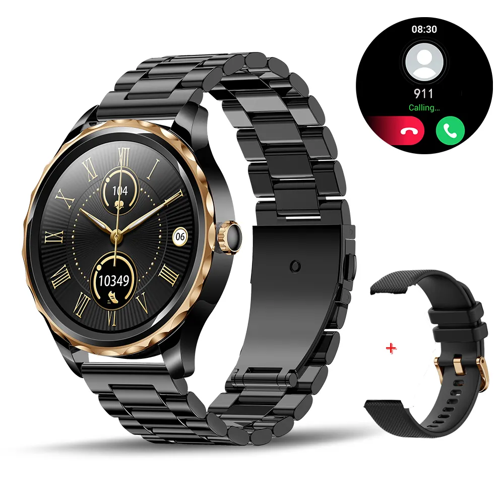 Collector Luxus Metall Telefonanruf Uhr GT3 PRO wasserdichte Fitness-Tracker mobile Uhr Wearable Devices reloj Smartwatch