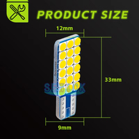 Neue T10 W5W Superhelle 3030 LED Auto-Innenraumleuchten, Kofferraumbeleuchtung, Keilförmige Kofferraum- und Türbeleuchtung