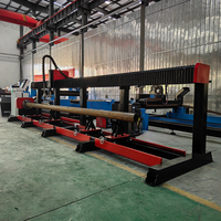 Machine de découpe plasma CNC pour tubes, métal, acier inoxydable, acier au carbone, aluminium, tuyau automatique, moteur servo 220V HUAXIA