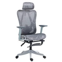Chaise de bureau ergonomique avec repose-pieds chaise d'ordinateur ergonomique chaise d'ordinateur confortable