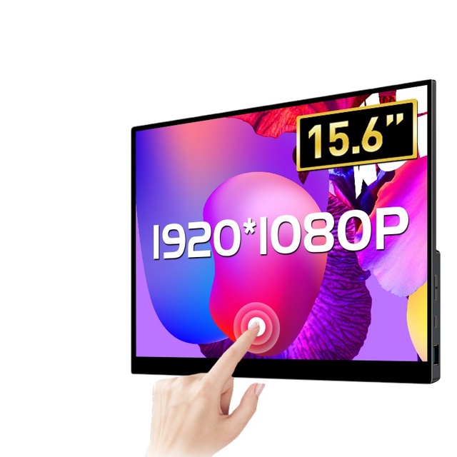 15.6 Inch 5mm Thickness OLED Panel UHD 240Hz 1ms Wired/Wireless Business Series 400cd/m2 Brightness TFT Portable Monitor C Touch