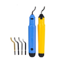 Kit d'outils de débavurage en alliage d'aluminium, ensemble de coupe-bavures et de lames rotatives pour la quincaillerie, le bricolage et l'usage industriel avec personnalisation OEM/ODM