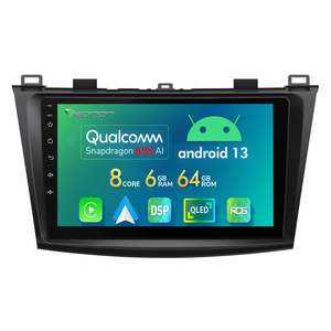 9 Inch Universal <span class=keywords><strong>2</strong></span>+32GB Auto Screen Navigation Gps Multimedia Android 13 <span class=keywords><strong>Car</strong></span> Video Player Radio Stereo untuk Mazda <span class=keywords><strong>3</strong></span> - Product Image 1
