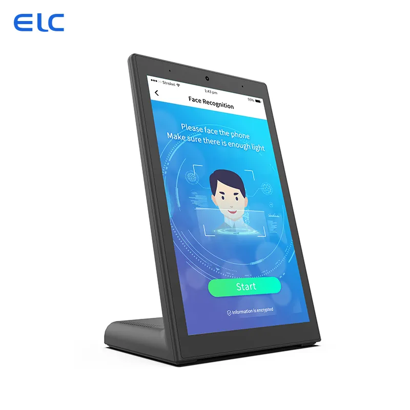 Cheap Tablet L Shape POS Kiosk NFC Tablet Android 8.1 10 RK3288 10.1 inch Tablet PC Optional NFC