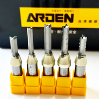 Mata Bor Router AK47-1 3Flutes TCT Straight Bit Arden, Mata Bor Router Arden 1/2* 6*20mm 3F CNC untuk Memotong MDF, Kayu, Plywood, Akrilik