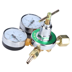 Réducteur de pression de cylindre de manomètre à oxygène en laiton manuel pour l'eau, le gaz, l'huile, structure de diaphragme durable - Product Image 5