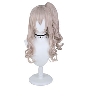 UMP45คอสเพลย์วิกผมยาวผมหยิกสีเทาอ่อน, วิกผมอะนิเมะตัวละครตัวละครตัวละครทนความร้อน - Product Image 2