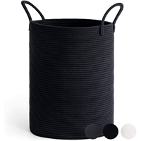 Léger luxe nordique Style simple ménage vêtements sales panier de rangement pour le linge changer les vêtements panier à jouets panier de rangement tissé