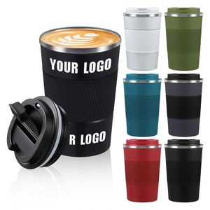 Wholesale Stainless Steel Water <b>Cup</b> with Scale Portable Outdoor Sports Fitness <b>Thermos</b> <b>Cup</b> with Custom logo - Product Image 1
