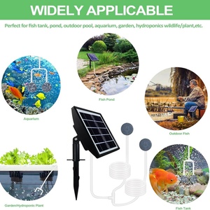 Pompe à air solaire portable avec batterie de secours pour l'oxygénation d'aquariums en cas d'urgence, utilisation hors réseau, DC 5V, boîte de salon - Product Image 1