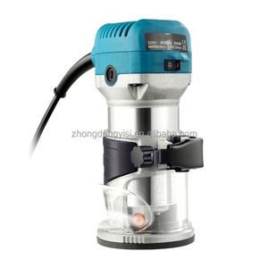 High Quality 800-2000W Electric Compact Wood Router & Trimmer <b>Machine</b> for Woodworking & <b>Laminate</b> with Core Motor Component - Product Image 1
