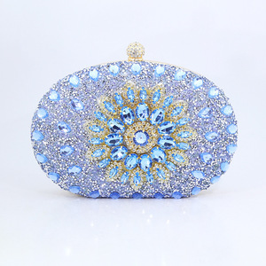 Borse Clutch di Lusso per Donne, Borse da Sera con Catena, Eleganti Borsette da Cerimonia, Trendy <span class=keywords><strong>Pochette</strong></span> con Diamanti - Product Image 4