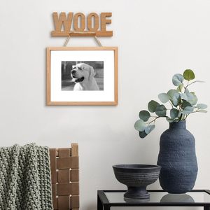 Cadre photo en bois, cadre photo mural pour chien, souvenir de chien, pour salon, mignon cadre photo mural pour chien - Product Image 3