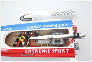 <span class=keywords><strong>Barco</strong></span> <span class=keywords><strong>RC</strong></span> a Precio de Mayoreo, Motor de <span class=keywords><strong>Gasolina</strong></span> de 30CC, Calcomanías Decorativas, Modelo Big Spider DT135 Lancer - Product Image 3