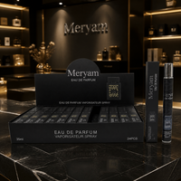 Semprotan Parfum Unisex Matte Black untuk Liburan Pantai & Bulan Madu, Atomizer Kabut Halus, Kemasan Mewah, Aroma Tahan Lama