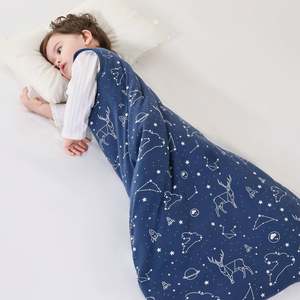 Sac de couchage doux et respirant pour bébé, couverture portable d'hiver légère avec fermetures éclair bidirectionnelles - Product Image 1