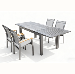 Mobilier d'extérieur de luxe <span class=keywords><strong>Table</strong></span> de jardin en <span class=keywords><strong>aluminium</strong></span> <span class=keywords><strong>Table</strong></span> de salle à manger Ensemble de chaises <span class=keywords><strong>Table</strong></span> à rallonge avec siège pour <span class=keywords><strong>12</strong></span> <span class=keywords><strong>personnes</strong></span> - Product Image 4