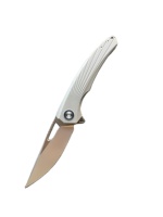 Couteau pliant OEM personnalisé en gros, manche en titane M390, roulements en céramique, livraison directe d'usine en vrac