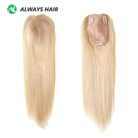 8x13 cm Blonde 613 Soie Top All Over Hair Topper pour Femmes Cheveux Humains
