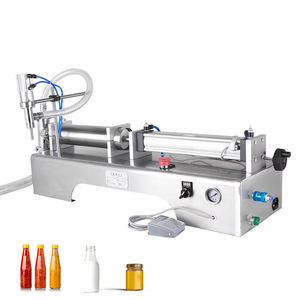 Machine de remplissage pneumatique à tête unique pour miel, huile, jus, confiture, crème, lotion, shampoing, sauce, ketchup, détergent - Product Image 2