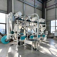 Machine à moudre le maïs multifonctionnelle de 10 tonnes, moulin à maïs, moulin à farine commercial