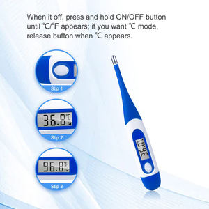 Thermomètre numérique oral à lecture rapide en 10 secondes avec écran LCD pour la fièvre, thermomètre oral calibré pour bébés et adultes - Product Image 4