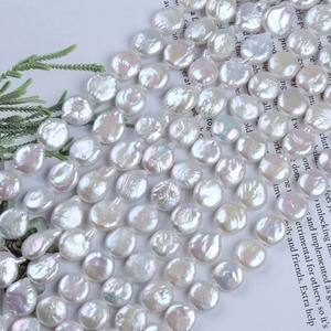 Perles de culture d'eau douce naturelles roses de 10-11 mm, particules non poreuses, perles en vrac, accessoires en gros pour bijoux - Product Image 2