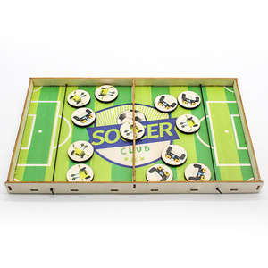<b>Mini</b> <b>Table</b> Foosball Game 9mm MDF DIY Desktop Soccer Toy For Kids And Families - Product Image 3