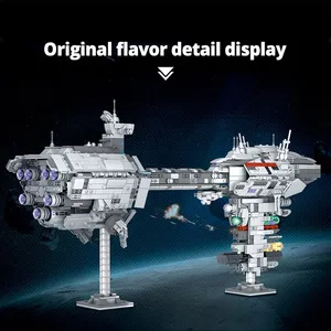 Mk Khối Nhựa Xây Dựng Công Nghệ Cao Gạch Moc Cuộc Chiến Tranh Tàu Vũ trụ Xe Trẻ Em Đồ Chơi Cho Trẻ Em Người Đàn Ông Cậu Bé Món Quà Sinh Nhật 032001 - Product Image 4