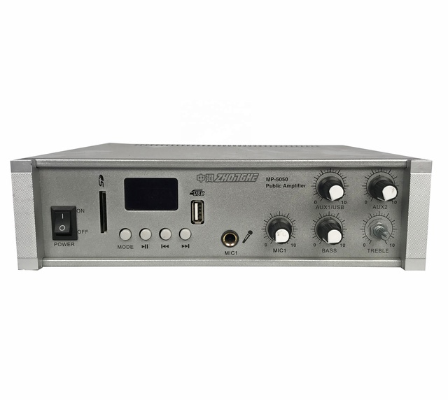 Professional MP-5050 FM PA System Speaker Power Mixer Amplifier