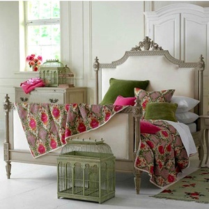 French Antique XVI Style Solid Wood Fabric Upholstered <b>Bed</b> Frame King <b>Size</b> Platform Bed2 Wooden <b>Beds</b> Bed2 - Product Image 4