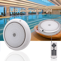 Nouvel arrivage Mini lampe de piscine LED sous-marine rvb 150mm 12W télécommande remplie de résine