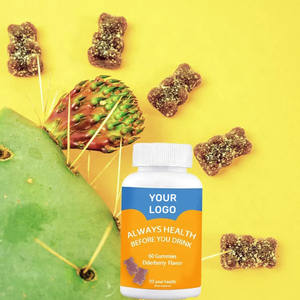 Vegan Hangover Gummies Foie Detox Anti Hangover Gummies pour la gueule de bois Supplément à base de plantes Après Alcool Remède - Product Image 3