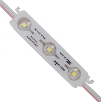 Nouveau design DC12v 1.2W 3 LEDS, module d'affichage à injection ultrasonique monocouleur, étanche IP67, extérieur, SMD 2835 5730 modules LED
