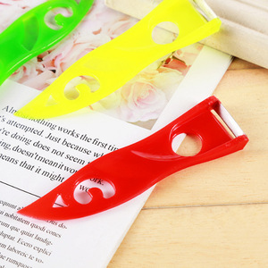 Fruit Vegetable Peeler Plastic 3 Pieces <b>Kitchen</b> Tool Multi Functional <b>Scraper</b> <b>For</b> Potato And Vegetables - Product Image 2