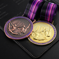 Médaille de sport en métal personnalisée en usine, alliage de zinc, or, bronze, avec gaufrage 3D, motif danseur, fabricant de médailles de gymnastique